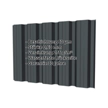 Trapezblech T35DR | Wand Stahl 0,63 mm | 50 µm PURLAK® | 7016 - Anthrazitgrau Trapezblech T35DR | Wand | Stahl 0,63 mm | 50 µm PURLAK® | 7016 - Anthrazitgrau #2