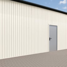 Trapezblech T7M | Wand | Stahl 0,75 mm | 25 µm Polyester | 9010 - Reinweiß #2