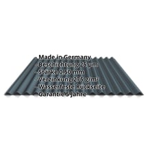 Wellblech 18/1064 | Dach | Aktionsblech | Stahl 0,75 mm | 25 µm Polyester | 7016 - Anthrazitgrau #2
