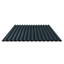 Wellblech 18/1064 | Dach | Anti-Tropf 1000 g/m² | Aktionsblech | Stahl 0,50 mm | 25 µm Polyester | 7016 - Anthrazitgrau #1