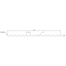 Wellblech 18/1064 | Dach | Anti-Tropf 1000 g/m² | Sonderposten | Stahl 0,40 mm | 25 µm Polyester | 6020 - Chromoxidgrün #8