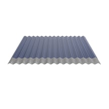 Wellblech 18/1064 | Dach | Anti-Tropf 1000 g/m² | Stahl 0,50 mm | 25 µm Polyester | 5010 - Enzianblau #4