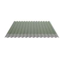 Wellblech 18/1064 | Dach | Anti-Tropf 1000 g/m² | Stahl 0,50 mm | 25 µm Polyester | 6011 - Resedagrün #4