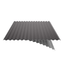 Wellblech 18/1064 | Dach | Anti-Tropf 1000 g/m² | Stahl 0,63 mm | 25 µm Polyester | 8017 - Schokoladenbraun #5
