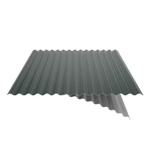 Wellblech 18/1064 | Dach | Anti-Tropf 1000 g/m² | Stahl 0,50 mm | 60 µm TTHD | 6005 - Moosgrün #5