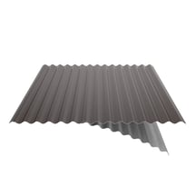 Wellblech 18/1064 | Dach | Anti-Tropf 700 g/m² | Stahl 0,50 mm | 25 µm Polyester | 8014 - Sepiabraun #5