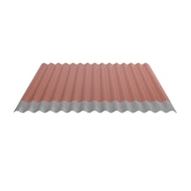 Wellblech 18/1064 | Dach | Anti-Tropf 700 g/m² | Stahl 0,50 mm | 60 µm Puramid | 8004 - Kupferbraun #5