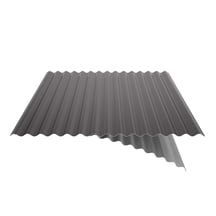 Wellblech 18/1064 | Dach | Anti-Tropf 700 g/m² | Stahl 0,50 mm | 60 µm Puramid | 8017 - Schokoladenbraun #6