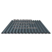 Wellblech 18/1064 | Wand | Aluminium 0,70 mm | 25 µm Polyester | 7016 - Anthrazitgrau #2