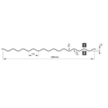 Wellblech PF25W | Wand | Stahl 0,63 mm | 25 µm Polyester | 8012 - Rotbraun #5