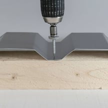 Edelstahlschrauben | Für Montage Tiefsicke auf Holzunterkonstruktion | 6,0 x 40 mm E12 | Blank #2