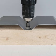 Edelstahlschrauben | Für Montage Tiefsicke auf Holzunterkonstruktion | 6,0 x 40 mm E12 | Blank #6