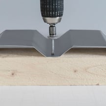 Edelstahlschrauben | Für Montage Tiefsicke auf Holzunterkonstruktion | 6,0 x 40 mm E12 | Moosgrün #3