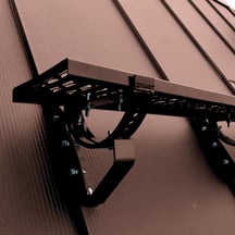 Laufrost | Set | Für Stehfalzblech PD-510-S | Breite 40 cm | 8017 - Schokoladenbraun #1