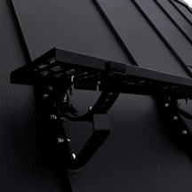 Laufrost | Set | Für Stehfalzblech PD-510-S | Breite 40 cm | 9005 - Tiefschwarz #1