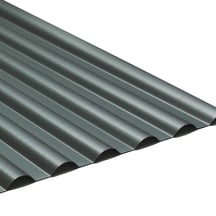 PVC Profilplatte SINTRA | 77/18 | 1,20 mm | Anthrazit Metallic | 2500 mm #1