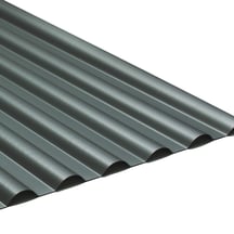 PVC Profilplatte SINTRA | 77/18 | 1,20 mm | Anthrazit Metallic | 4500 mm #1