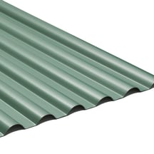 PVC Profilplatte SINTRA | 77/18 | 1,20 mm | Grün Metallic | 2500 mm #1