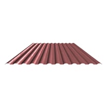 PVC Profilplatte SINTRA | 77/18 | 1,20 mm | Rot Metallic | 2000 mm #3