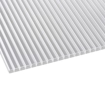 Polycarbonat Stegplatte | 16 mm | Profil A4 | Sparpaket | Plattenbreite 980 mm | Klar | Blueline | Breite 3,09 m | Länge 3,50 m #3