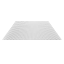 Polycarbonat Stegplatte | 16 mm | Profil DUO | Sparpaket | Plattenbreite 980 mm | Klar | Extra stark | Breite 3,09 m | Länge 2,00 m #6