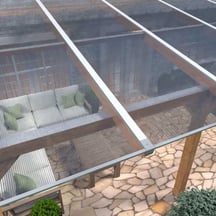 Polycarbonat Stegplatte | 16 mm | Profil Zevener Sprosse | Sparpaket | Plattenbreite 1200 mm | Klar | Extra stark | Breite 3,79 m | Länge 2,00 m #3