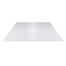 Polycarbonat Stegplatte | 25 mm | Profil Mendiger | Sparpaket | Plattenbreite 980 mm | Klar | Extra stark | Breite 4,11 m | Länge 4,00 m #5