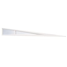 Seitenkeil | RAL 9016 | Farbe Klar / Opal Weiß | Tiefe 3,00 m #1