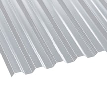 Polycarbonat Spundwandplatte | 76/18 | Sparpaket | 0,80 mm | Klar | Breite 3,00 m | Länge 2,00 m #3