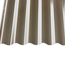 Polycarbonat Wellplatte | 76/18 | Sparpaket | 2,60 mm | Bronze | Wabenstruktur | Breite 5,95 m | Länge 3,50 m #5