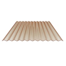 PVC Wellplatte | 76/18 | Sparpaket | 1,20 mm | Bronze | Breite 5,92 m | Länge 4,50 m #5