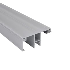 DUO | Randprofil | 16 mm | Aluminium | Blank | 2,00 m