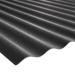 Kunststoff Profilplatte Scobanit light | 76/18 | 3,00 mm | Schwarz | 2,00 m