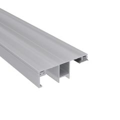 DUO | Randprofil | 10 mm | Aluminium | Blank | 2,00 m