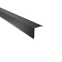 Ortgangwinkel | 11,5 x 11,5 cm | Stahl 0,50 mm | 60 µm Puramid | 7016 - Anthrazitgrau