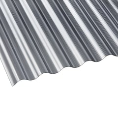 Polycarbonat Wellplatte | 76/18 | 1,40 mm | Anthrazit | Rillenstruktur | 2,00 m