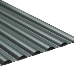 PVC Profilplatte SINTRA | 77/18 | 1,20 mm | Anthrazit Metallic | 2,00 m