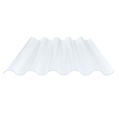 PVC Wellplatte | 177/51 | Profil 5 | 1,2 mm | Klarbläulich | 1,25 m