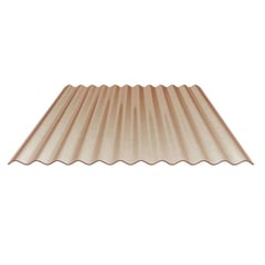 PVC Wellplatte | 76/18 | 1,20 mm | Bronze | 2,00 m
