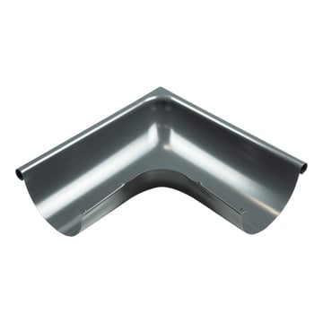 Rinnenaußenwinkel 90° | Stahl | Ø 125 mm | Farbe Graphit