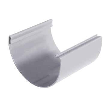 Rinnenverbinder | PVC | Ø 125 mm | Farbe Grau