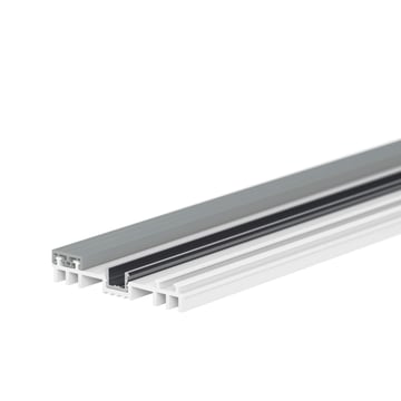 Mendiger | Thermo-Rand-Unterprofil | Kunststoff und Aluminium | Weiß | 2000 mm