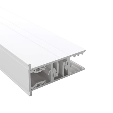 Zevener Sprosse | Randprofil | 16 mm | Kunststoff | Weiß | 2020 mm