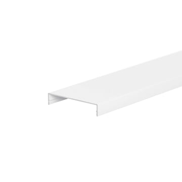 DUO | Klemmdeckel | 60 mm | Aluminium | Weiß | Länge 2000 mm
