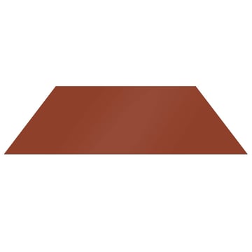 Flachblech | Sonderposten | Stahl 0,40 mm | 25 µm Polyester | 8004 - Kupferbraun