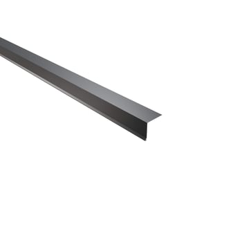 Traufenblech | 50 x 50 mm | 100° | Stahl 0,50 mm | 60 µm Puramid | 7016 - Anthrazitgrau