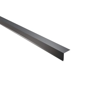 Traufenblech | 50 x 50 mm | 100° | Stahl 0,75 mm | 60 µm Puramid | 7016 - Anthrazitgrau