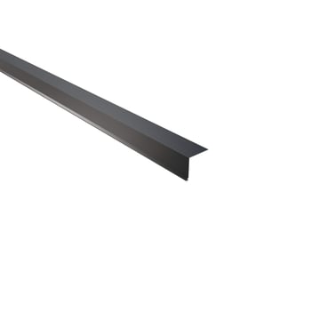Wandanschluss | 16 x 11,5 cm | 95° | Stahl 0,63 mm | 25 µm Polyester | 7016 - Anthrazitgrau