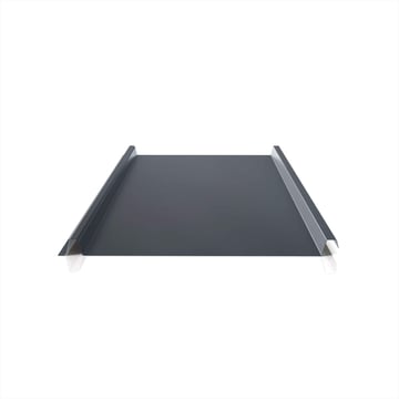 Stehfalzblech 33/500-LE | Dach | Stahl 0,50 mm | 35 µm Mattpolyester | 23 - Dunkelgrau
