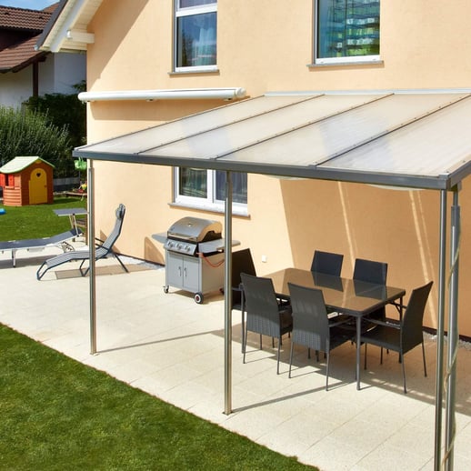 Acrylglas Stegdoppelplatte | 16 mm | Profil A1 | Sparpaket | Plattenbreite 98 cm | Opal | Breite 9,13 m | Länge 5,00 m #18